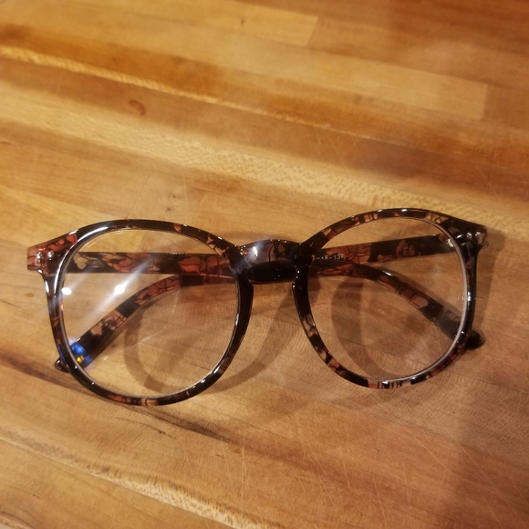 Golden Threads Accessories - ⚡REMOVING SOON⚡Oversized Round Clear Glasses